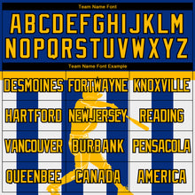 Load image into Gallery viewer, Custom Royal Gold-Black 3D Uruguay Uruguayan Flag Sports Pullover Sweatshirt Hoodie