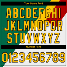 Load image into Gallery viewer, Custom Kelly Green Gold Red-Black 3D Guyana Guyana Flag Sports Pullover Sweatshirt Hoodie