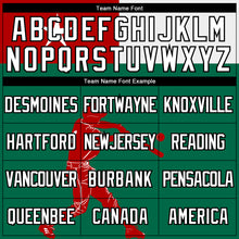 Load image into Gallery viewer, Custom Kelly Green Red-Black 3D Suriname Surinamese Flag Sports Pullover Sweatshirt Hoodie