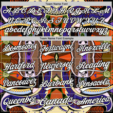 Load image into Gallery viewer, Custom Dark Purple White-Black 3D Pattern Design Black History Month Authentic Baseball Jersey