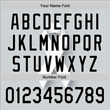 Load image into Gallery viewer, Custom Gray Black White 3D Lung Cancer Ribbon Authentic Baseball Jersey