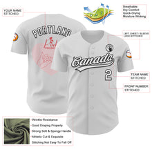 Load image into Gallery viewer, Custom White Black-Light Pink 3D Love Heart Valentine's Day Authentic Baseball Jersey