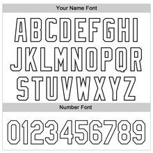 Load image into Gallery viewer, Custom White Purple Yellow Navy-Black 3D Bladder Cancer Ribbon Authentic Baseball Jersey