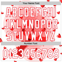 Load image into Gallery viewer, Custom White Fire Red 3D Blood Cancer Ribbon Authentic Baseball Jersey