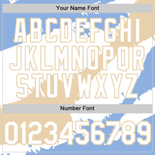 Load image into Gallery viewer, Custom Light Blue White-City Cream 3D Argentina Argentinian Flag Authentic Baseball Jersey