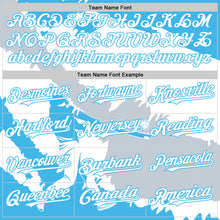 Load image into Gallery viewer, Custom Sky Blue White-Silver 3D Guatemala Guatemalan Flag Authentic Baseball Jersey