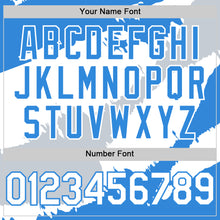 Load image into Gallery viewer, Custom Electric Blue White-Silver 3D Honduras Honduran Flag Authentic Baseball Jersey