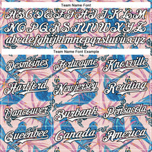 Load image into Gallery viewer, Custom Light Pink White-Black 3D Hawaii Tropical Forest Bird Authentic Baseball Jersey