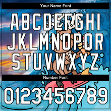 Load image into Gallery viewer, Custom Blue White-Black 3D Pattern Design Extreme Sport Cartoon Animal Deer Surfing Performance T-Shirt