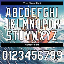 Load image into Gallery viewer, Custom Sky Blue White-Black 3D Pattern Design Extreme Sport Cartoon Animal Lion Surfing Performance T-Shirt