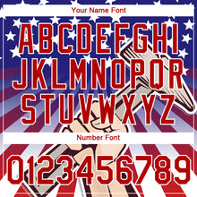 Load image into Gallery viewer, Custom Dark Purple Red-White 3D Pattern Design American Flag Tool Hammer Labor Day Performance T-Shirt