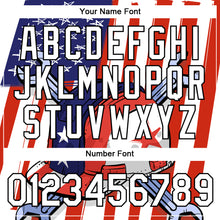 Load image into Gallery viewer, Custom Red Blue-Black 3D Pattern Design American Flag Tool Wrench Labor Day Performance T-Shirt