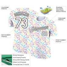 Load image into Gallery viewer, Custom White Black 3D Pattern Design Tool Labor Day Performance T-Shirt