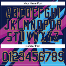 Load image into Gallery viewer, Custom Navy Old Gold 3D Esports Performance T-Shirt