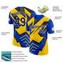 Load image into Gallery viewer, Custom Thunder Blue Navy-White 3D Esports Performance T-Shirt