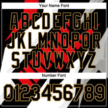 Load image into Gallery viewer, Custom Black Old Gold 3D Esports Performance T-Shirt