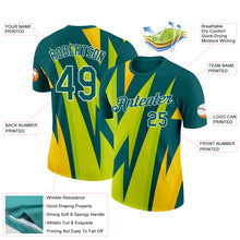 Load image into Gallery viewer, Custom Midnight Green White 3D Esports Performance T-Shirt