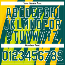 Load image into Gallery viewer, Custom Midnight Green White 3D Esports Performance T-Shirt