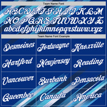 Load image into Gallery viewer, Custom US Navy Blue White-Royal 3D Esports Performance T-Shirt