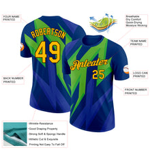 Load image into Gallery viewer, Custom US Navy Blue Gold-Brown 3D Esports Performance T-Shirt