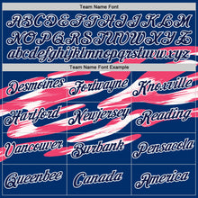 Load image into Gallery viewer, Custom US Navy Blue Navy-Neon Pink 3D Esports Performance T-Shirt