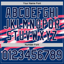 Load image into Gallery viewer, Custom US Navy Blue Navy-Neon Pink 3D Esports Performance T-Shirt