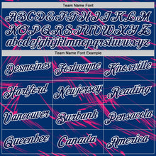 Load image into Gallery viewer, Custom US Navy Blue Navy-Neon Pink 3D Esports Performance T-Shirt