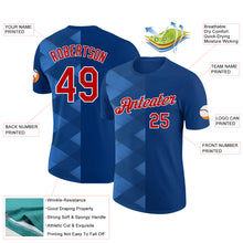 Load image into Gallery viewer, Custom US Navy Blue Red-White 3D Esports Performance T-Shirt