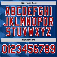 Load image into Gallery viewer, Custom US Navy Blue Red-White 3D Esports Performance T-Shirt