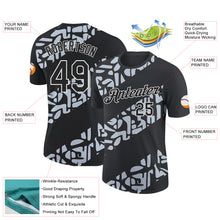 Load image into Gallery viewer, Custom Black Silver-White 3D Esports Performance T-Shirt