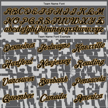 Load image into Gallery viewer, Custom Steel Gray Black Silver-Old Gold 3D Esports Performance T-Shirt