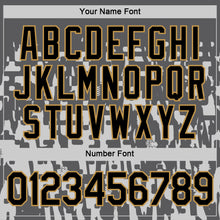 Load image into Gallery viewer, Custom Steel Gray Black Silver-Old Gold 3D Esports Performance T-Shirt