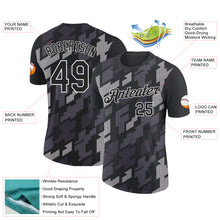 Load image into Gallery viewer, Custom Black White 3D Esports Performance T-Shirt