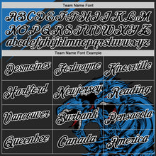 Load image into Gallery viewer, Custom Black Blue-White 3D Esports Performance T-Shirt