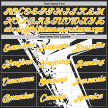 Load image into Gallery viewer, Custom Black Gold-White 3D Esports Performance T-Shirt