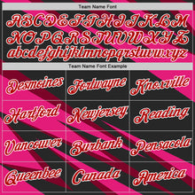 Load image into Gallery viewer, Custom Black Red Maroon-Hot Pink 3D Esports Performance T-Shirt