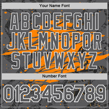 Load image into Gallery viewer, Custom Black Steel Gray-Bay Orange 3D Esports Performance T-Shirt