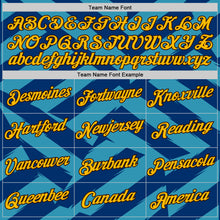 Load image into Gallery viewer, Custom US Navy Blue Gold Panther Blue-Brown 3D Esports Performance T-Shirt