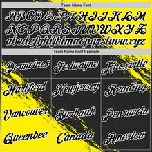 Load image into Gallery viewer, Custom Black Light Yellow-White 3D Esports Performance T-Shirt