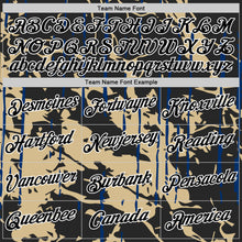 Load image into Gallery viewer, Custom Black Vegas Gold-US Navy Blue 3D Esports Performance T-Shirt