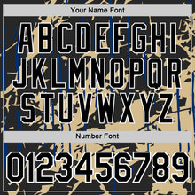 Load image into Gallery viewer, Custom Black Vegas Gold-US Navy Blue 3D Esports Performance T-Shirt