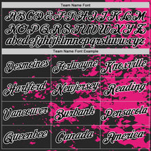 Load image into Gallery viewer, Custom Black Hot Pink-White 3D Esports Performance T-Shirt