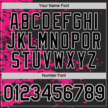 Load image into Gallery viewer, Custom Black Hot Pink-White 3D Esports Performance T-Shirt