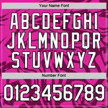 Load image into Gallery viewer, Custom Deep Pink White-Black 3D Esports Performance T-Shirt