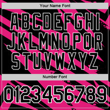 Load image into Gallery viewer, Custom Black Hot Pink-White 3D Esports Performance T-Shirt