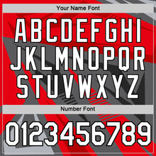 Load image into Gallery viewer, Custom Steel Gray Red-Black 3D Esports Performance T-Shirt