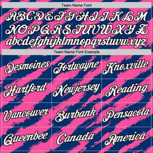 Load image into Gallery viewer, Custom US Navy Blue Pink-Black 3D Esports Performance T-Shirt