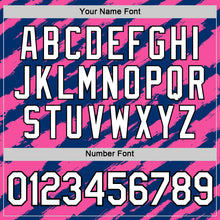 Load image into Gallery viewer, Custom US Navy Blue Pink-Black 3D Esports Performance T-Shirt