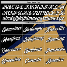 Load image into Gallery viewer, Custom Black Old Gold-Navy 3D Esports Performance T-Shirt