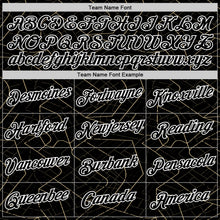 Load image into Gallery viewer, Custom Black Vegas Gold-White 3D Esports Performance T-Shirt